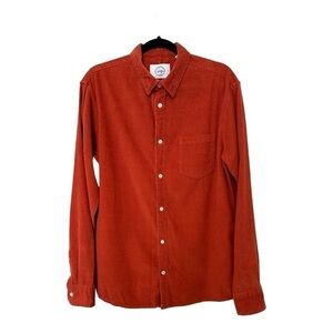 Kronstadt Vintage Casual Corduroy Button Down Shirt - Size XL